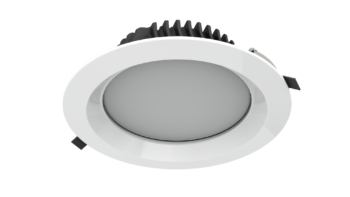 A recessed downlight with TP(a) flammability rated diffuser
