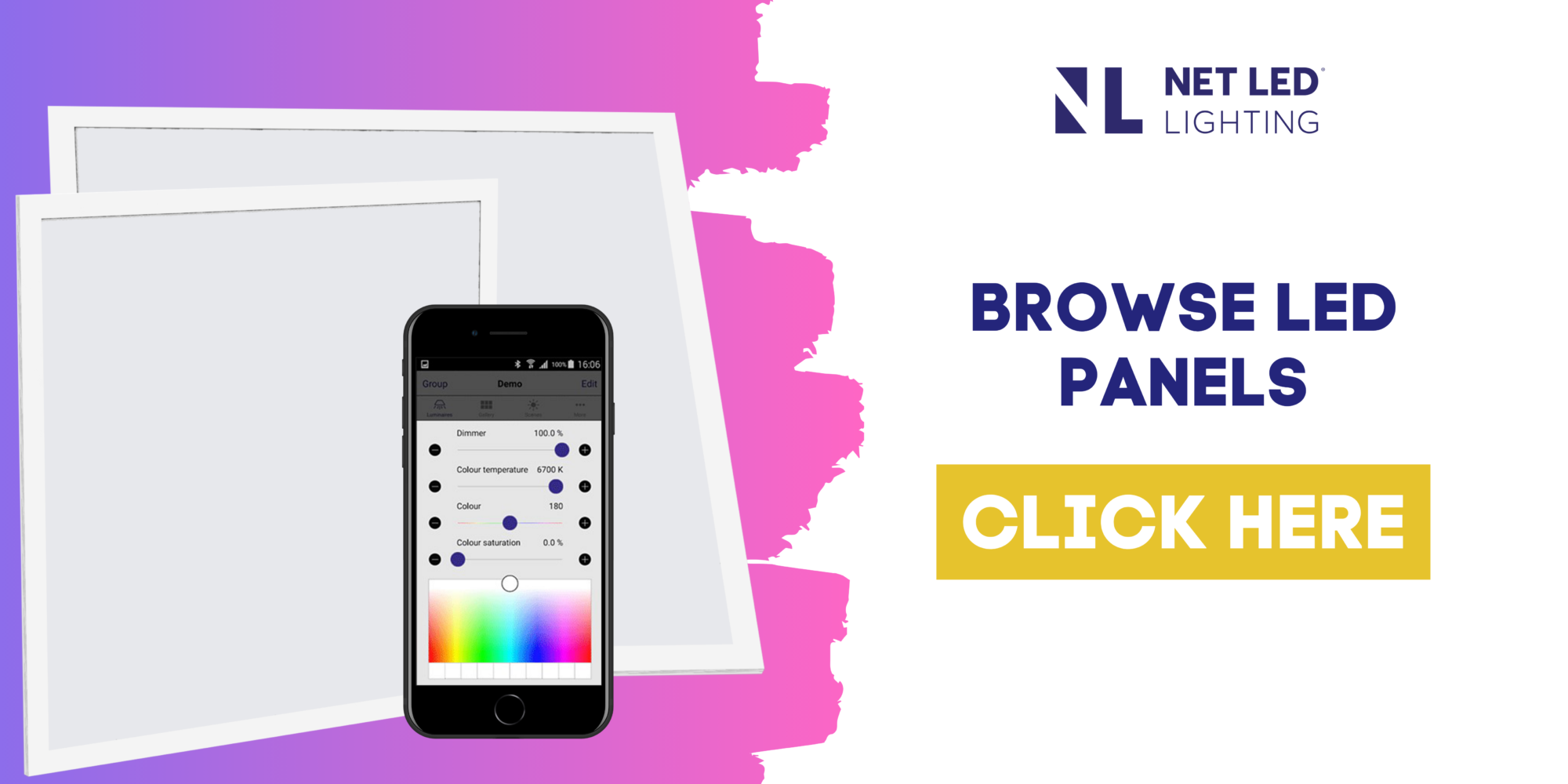 NET LED Backlit and Edgelit Panels